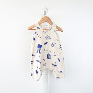 Burberry Children Patterned Baby Grow